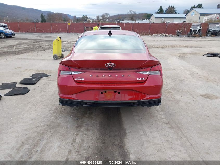 2023 Hyundai Elantra Hybrid Limited VIN: KMHLN4AJ1PU054273 Lot: 40858620