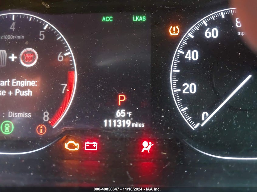 2018 HONDA ACCORD VIN: 1HGCV1F32JA268888