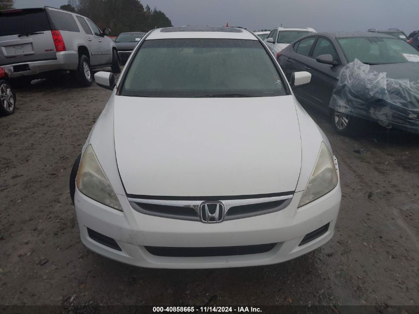 2006 Honda Accord 2.4 Ex VIN: 1HGCM568X6A140816 Lot: 40858665