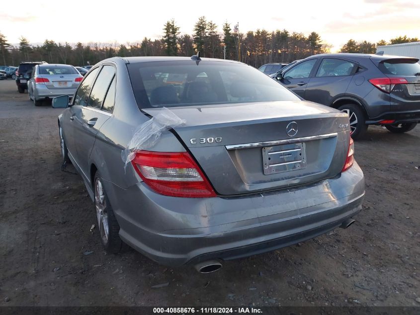 2011 Mercedes-Benz C 300 Luxury 4Matic/Sport 4Matic VIN: WDDGF8BB3BR175874 Lot: 40858676