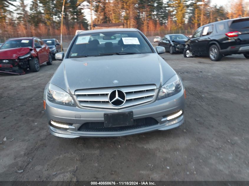 2011 Mercedes-Benz C 300 Luxury 4Matic/Sport 4Matic VIN: WDDGF8BB3BR175874 Lot: 40858676