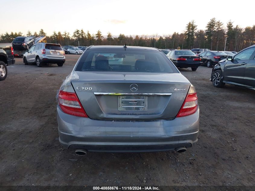 2011 Mercedes-Benz C 300 Luxury 4Matic/Sport 4Matic VIN: WDDGF8BB3BR175874 Lot: 40858676