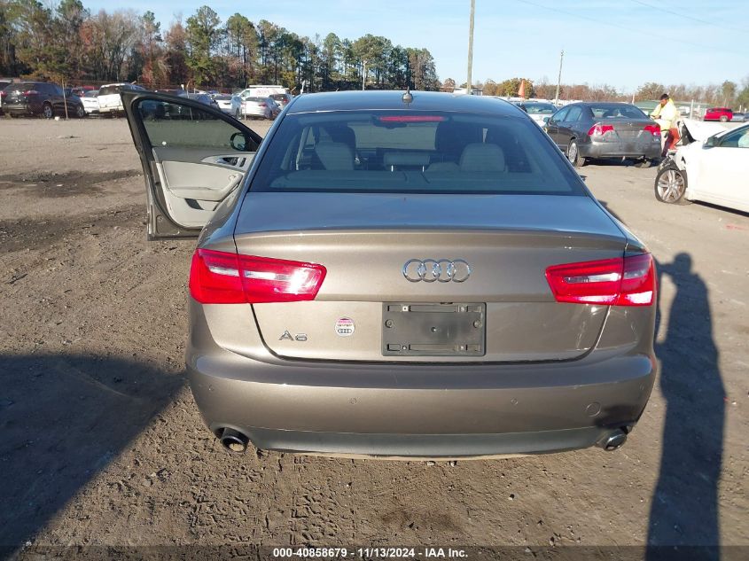 2013 Audi A6 2.0T Premium VIN: WAUGFBFC3DN156596 Lot: 40858679