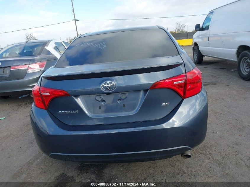 2017 Toyota Corolla Se VIN: 5YFBURHE1HP706400 Lot: 40858732