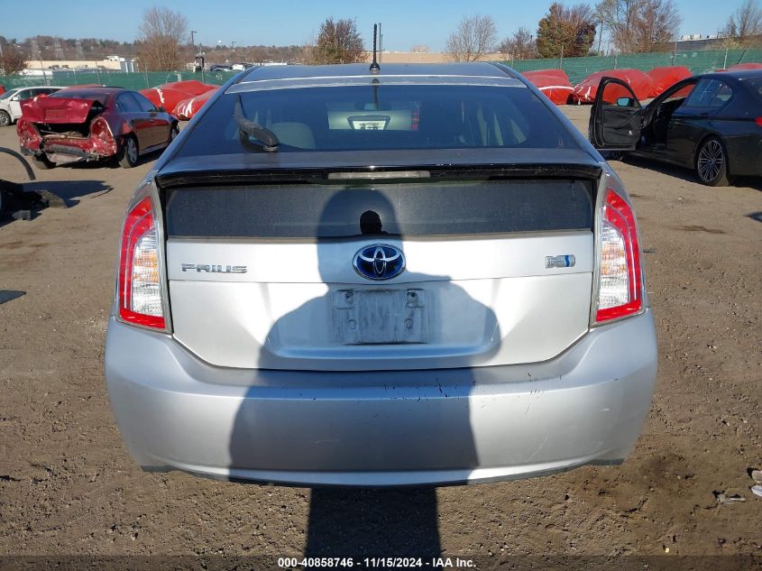 2012 Toyota Prius Two VIN: JTDKN3DU1C5443080 Lot: 40858746