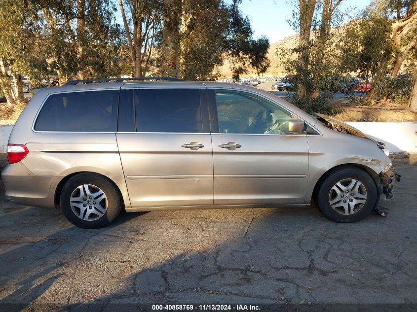 2007 Honda Odyssey Ex-L VIN: 5FNRL38707B115016 Lot: 40858769