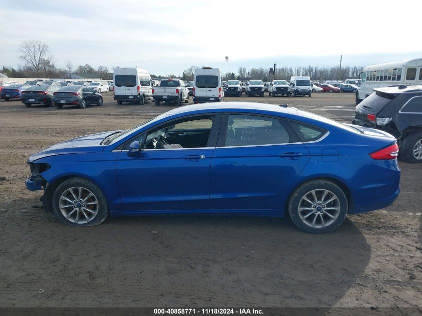 2017 FORD FUSION SE - 3FA6P0H72HR415717