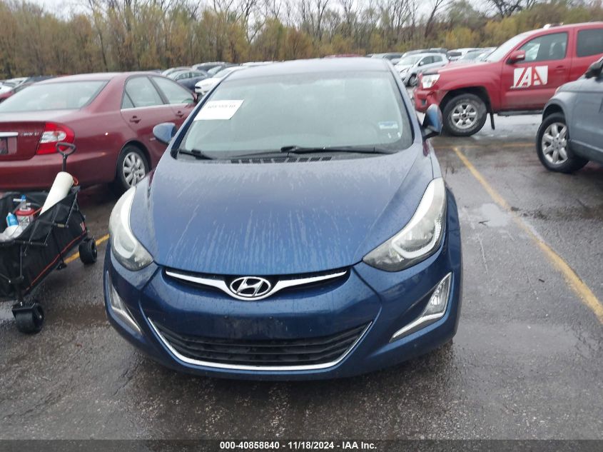 2016 Hyundai Elantra Se VIN: 5NPDH4AE9GH714170 Lot: 40858840