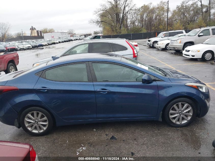 2016 Hyundai Elantra Se VIN: 5NPDH4AE9GH714170 Lot: 40858840