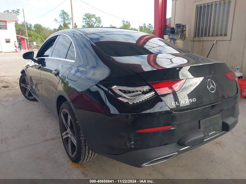 2020 Mercedes-Benz Cla 250 VIN: WDD5J4GB2LN068198 Lot: 40858841