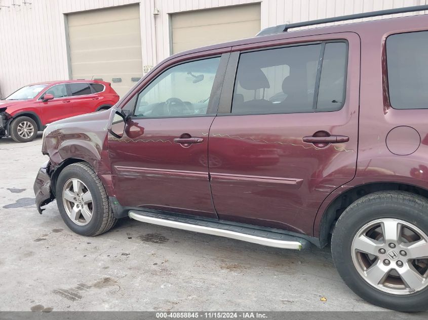 2011 Honda Pilot Ex VIN: 5FNYF4H46BB048008 Lot: 40858845