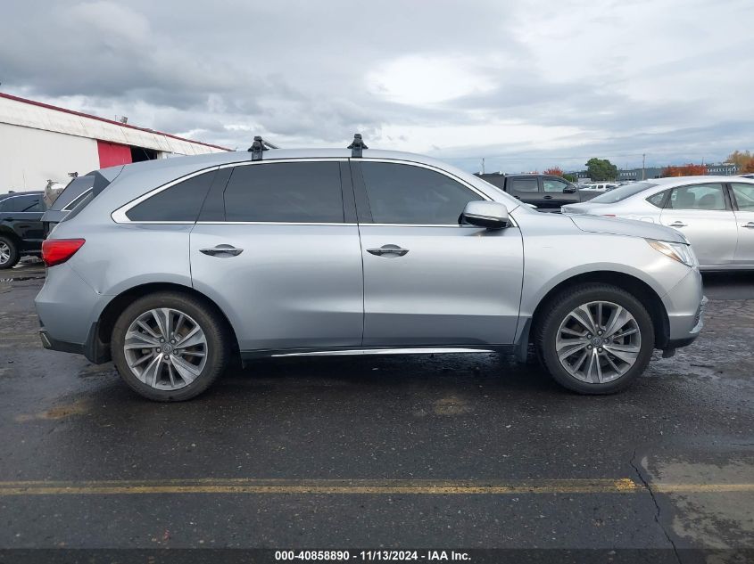 2017 Acura Mdx Technology Package VIN: 5FRYD3H52HB013465 Lot: 40858890