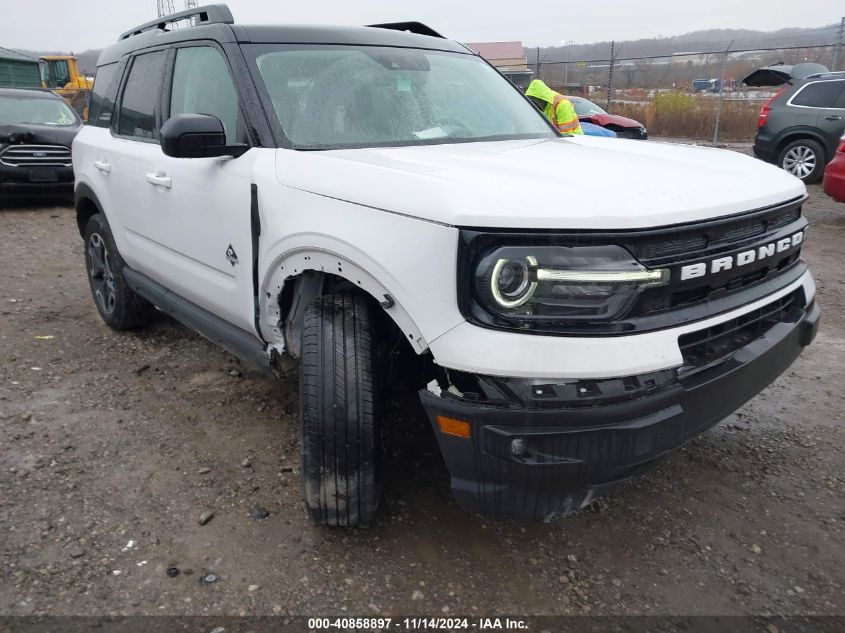 2022 Ford Bronco Sport Outer Banks VIN: 3FMCR9C65NRD96856 Lot: 40858897