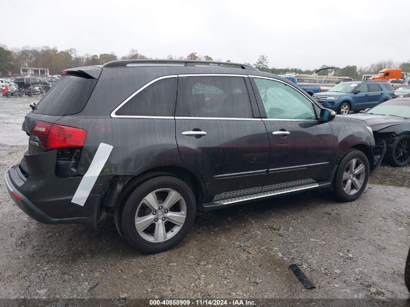 2013 Acura Mdx Technology Package VIN: 2HNYD2H34DH510722 Lot: 40858909