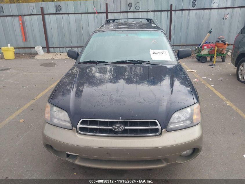 2000 Subaru Outback VIN: 4S3BH6750Y6631491 Lot: 40858912