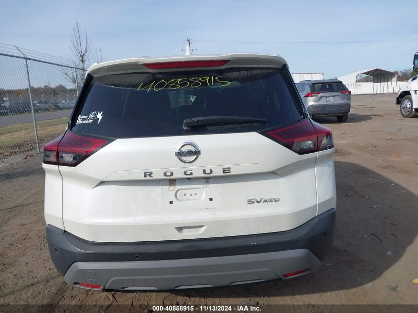 2021 Nissan Rogue Sv Intelligent Awd VIN: 5N1AT3BB1MC772664 Lot: 40858915