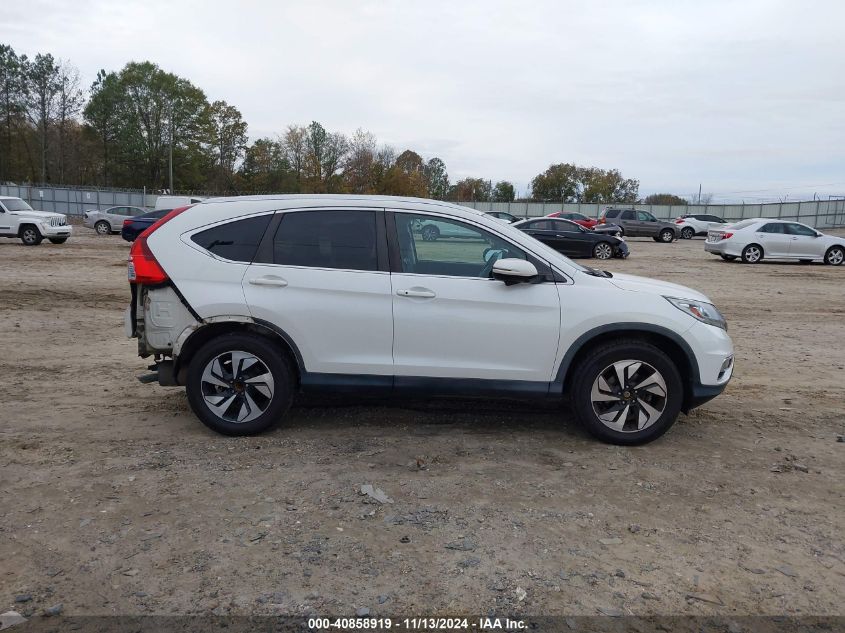 2015 Honda Cr-V Touring VIN: 5J6RM3H96FL025194 Lot: 40858919