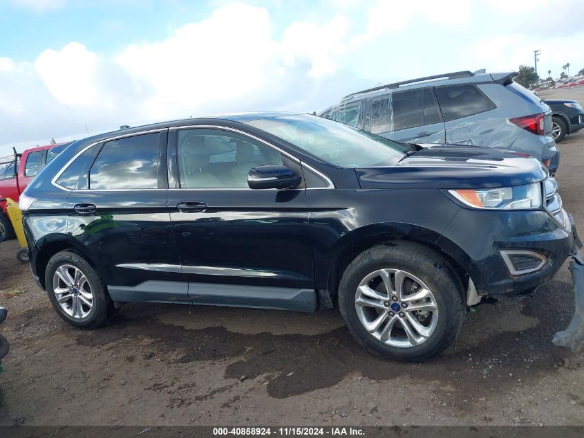 2017 Ford Edge Sel VIN: 2FMPK3J97HBC09961 Lot: 40858924