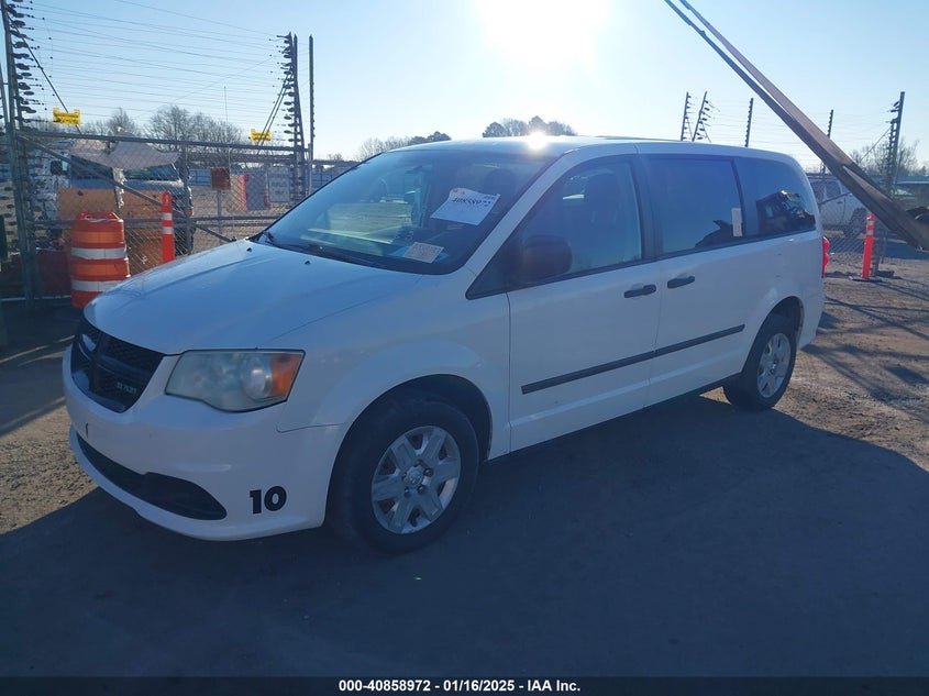 Vin: 2c4rdgag7cr277531, lot: 41348594, ram cargo c/v 20122