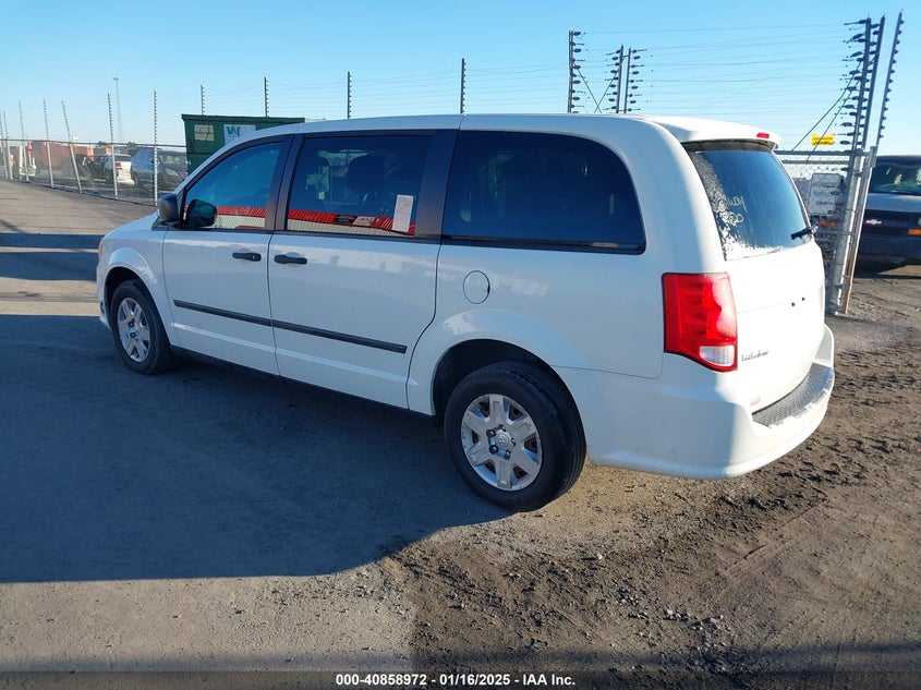 Vin: 2c4rdgag7cr277531, lot: 41348594, ram cargo c/v 20123