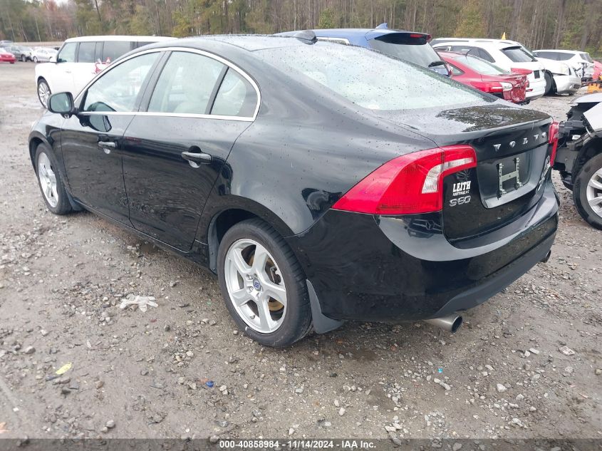 2012 Volvo S60 T5 VIN: YV1622FS1C2122815 Lot: 40858984