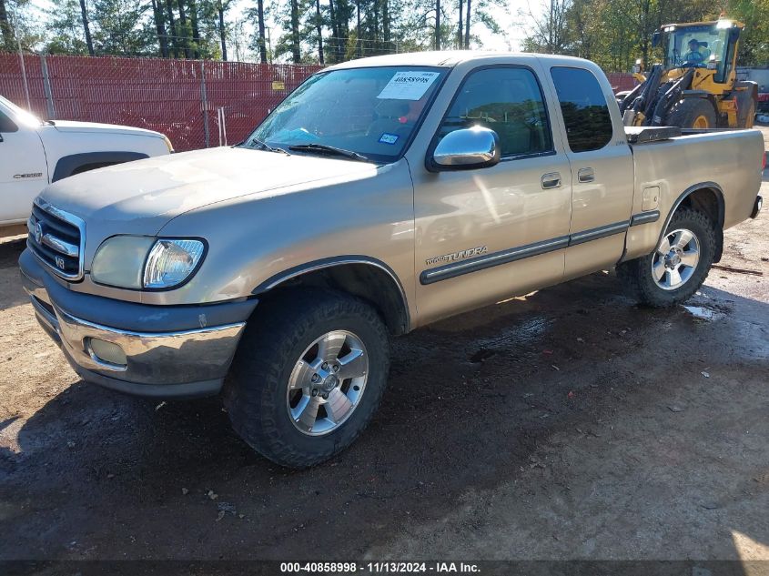 2002 Toyota Tundra Sr5 V8 VIN: 5TBRT34132S295607 Lot: 40858998