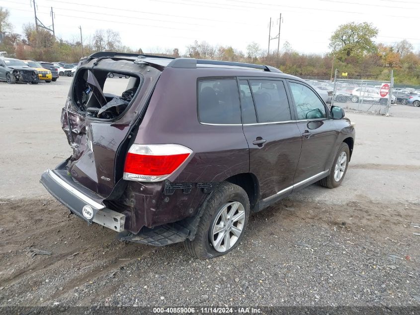 2011 Toyota Highlander Se V6 VIN: 5TDBK3EH2BS067024 Lot: 40859006