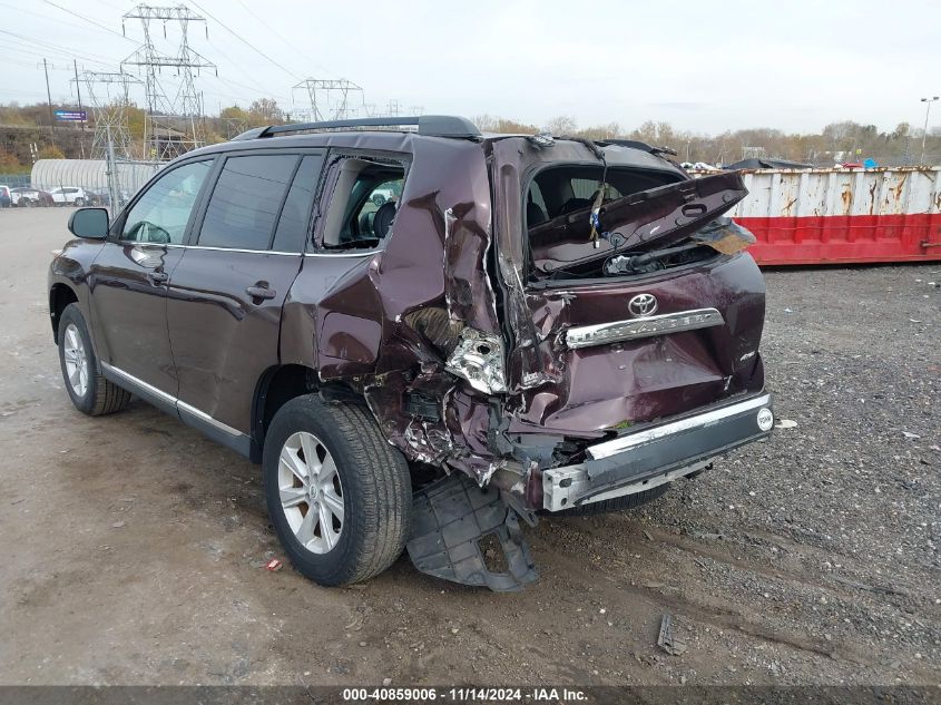 2011 Toyota Highlander Se V6 VIN: 5TDBK3EH2BS067024 Lot: 40859006