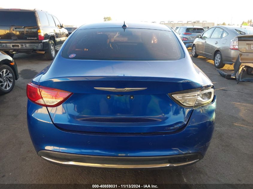 2015 Chrysler 200 Limited VIN: 1C3CCCABXFN753993 Lot: 40859031