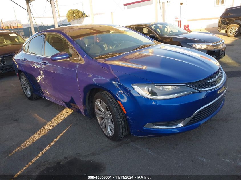 2015 Chrysler 200 Limited VIN: 1C3CCCABXFN753993 Lot: 40859031