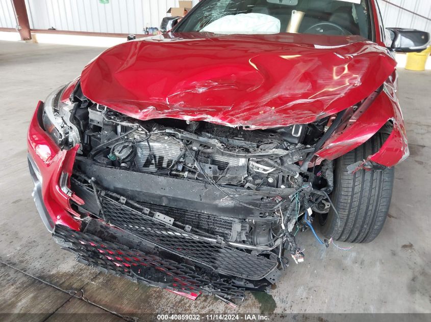 2019 Infiniti Q50 3.0T Red Sport 400 VIN: JN1FV7AR0KM801320 Lot: 40859032