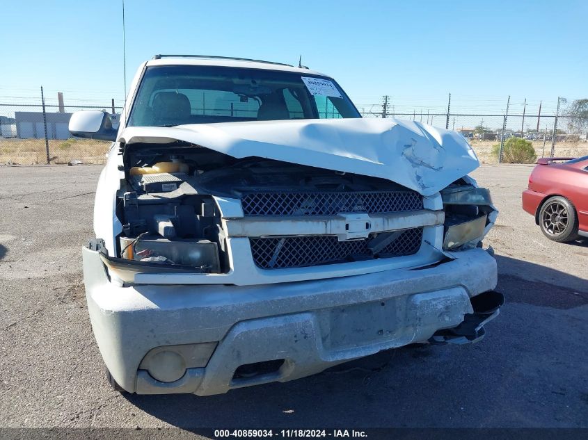 2002 Chevrolet Avalanche 1500 VIN: 3GNEK13T02G260920 Lot: 40859034