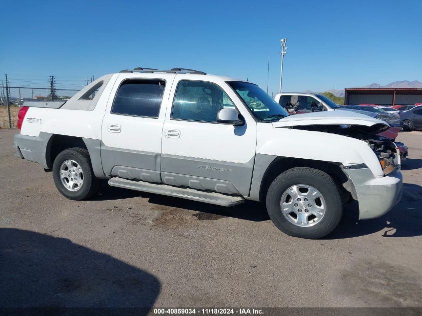 2002 Chevrolet Avalanche 1500 VIN: 3GNEK13T02G260920 Lot: 40859034