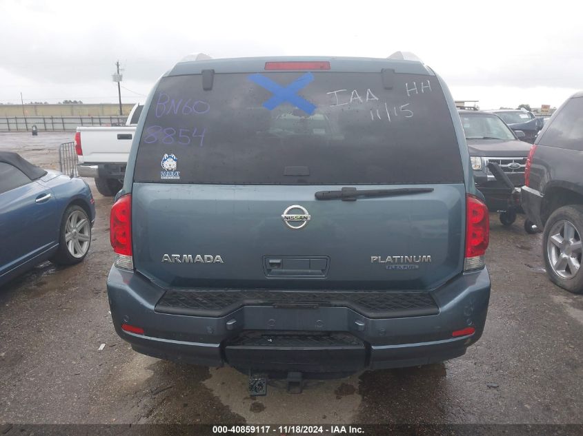 2011 Nissan Armada Platinum VIN: 5N1BA0NE9BN608854 Lot: 40859117