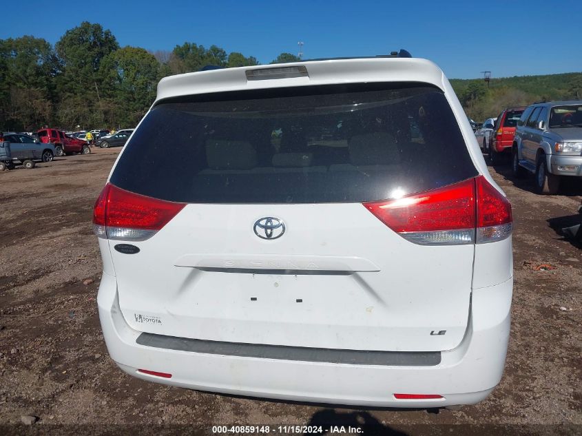 2011 Toyota Sienna Le V6 VIN: 5TDKK3DC2BS169980 Lot: 40859148