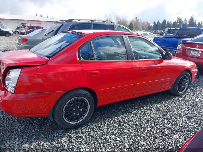 2005 Hyundai Elantra Gls/Gt VIN: KMHDN46D05U988123 Lot: 40859163