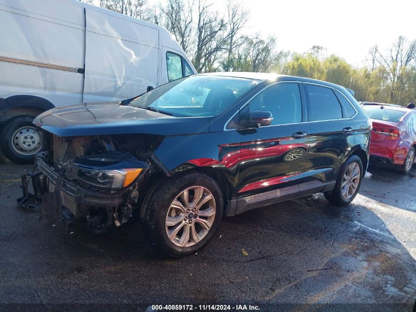 2020 Ford Edge Titanium VIN: 2FMPK3K9XLBA15822 Lot: 40859172