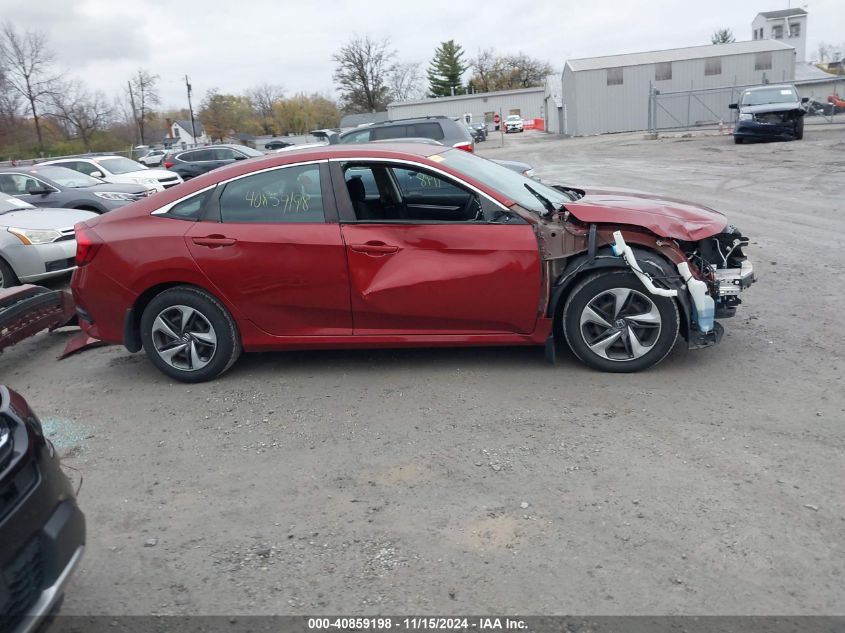 2019 Honda Civic Lx VIN: 19XFC2F65KE050041 Lot: 40859198