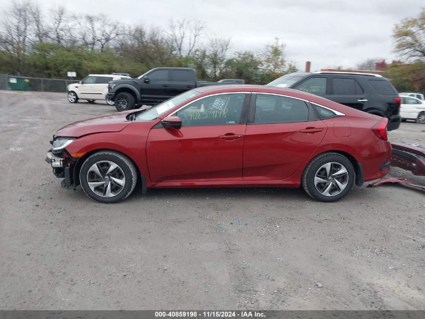 2019 Honda Civic Lx VIN: 19XFC2F65KE050041 Lot: 40859198