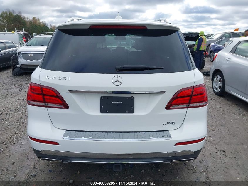 2016 Mercedes-Benz Gle 350 VIN: 4JGDA5JB7GA625118 Lot: 40859205