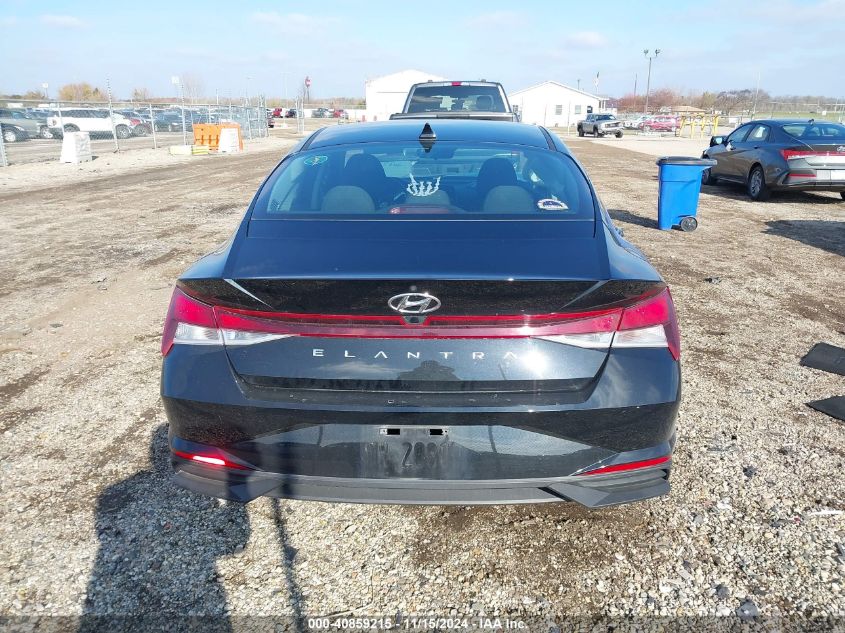 2021 Hyundai Elantra Sel VIN: 5NPLS4AG1MH008417 Lot: 40859215