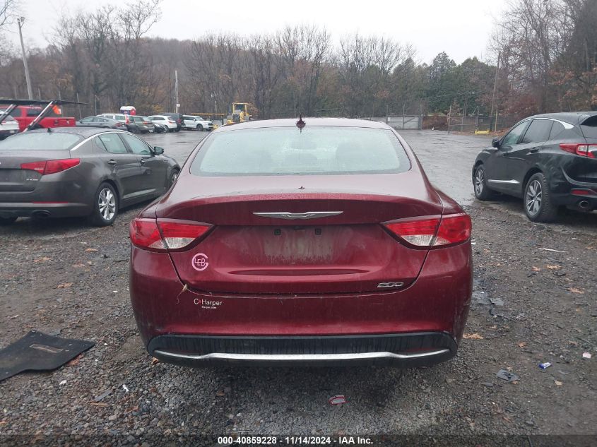 2016 Chrysler 200 Limited VIN: 1C3CCCAB6GN111532 Lot: 40859228