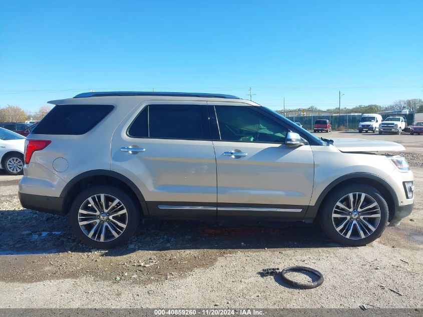 2017 Ford Explorer Platinum VIN: 1FM5K8HT7HGE23430 Lot: 40859260