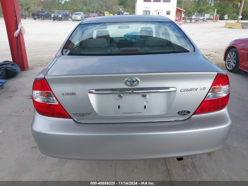 2003 Toyota Camry Le VIN: 4T1BE32K93U216402 Lot: 40859325