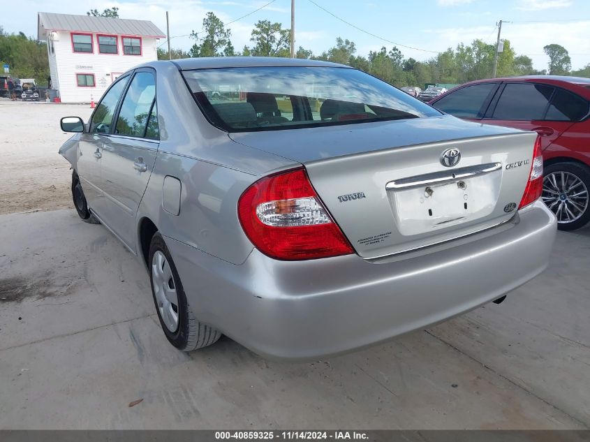 2003 Toyota Camry Le VIN: 4T1BE32K93U216402 Lot: 40859325