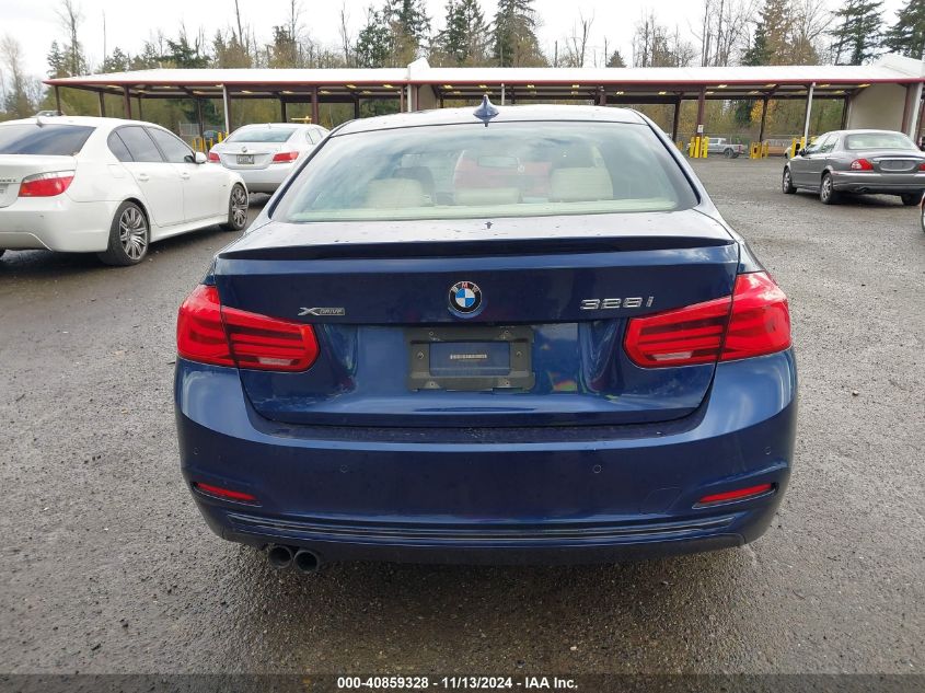 2016 BMW 328I xDrive VIN: WBA8E3G55GNU01528 Lot: 40859328