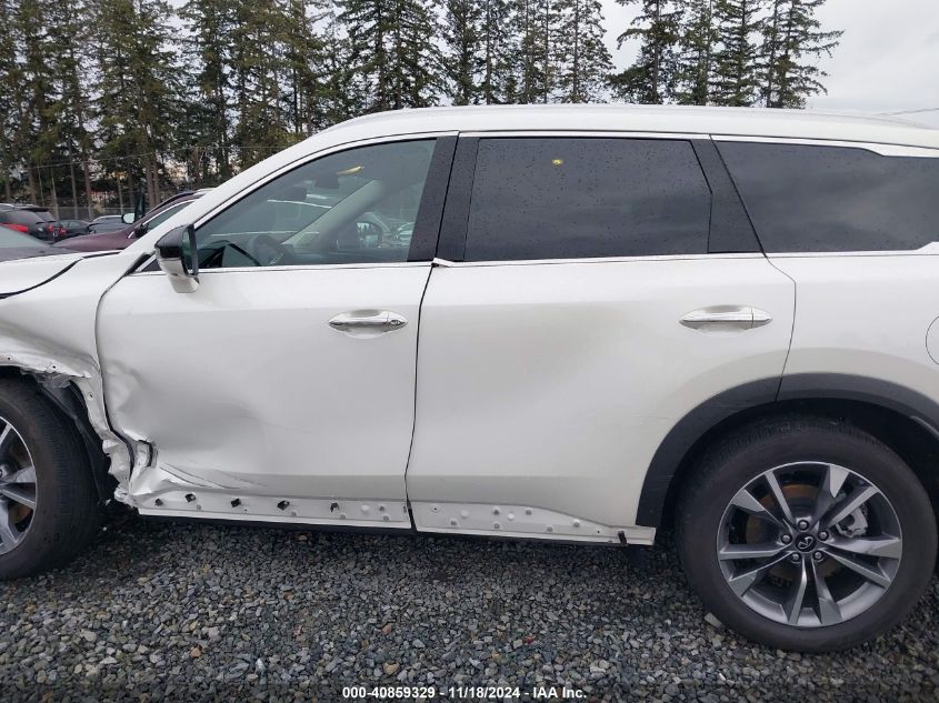 2024 Infiniti Qx60 Luxe Awd VIN: 5N1DL1FSXRC344062 Lot: 40859329