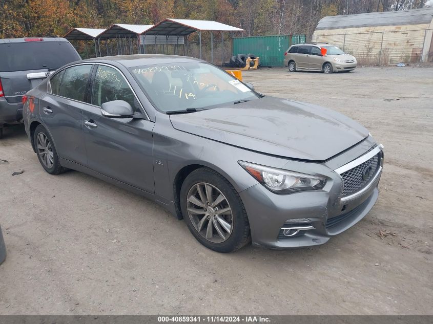 VIN JN1EV7AR0HM831793 2017 Infiniti Q50, 3.0T Premium no.1