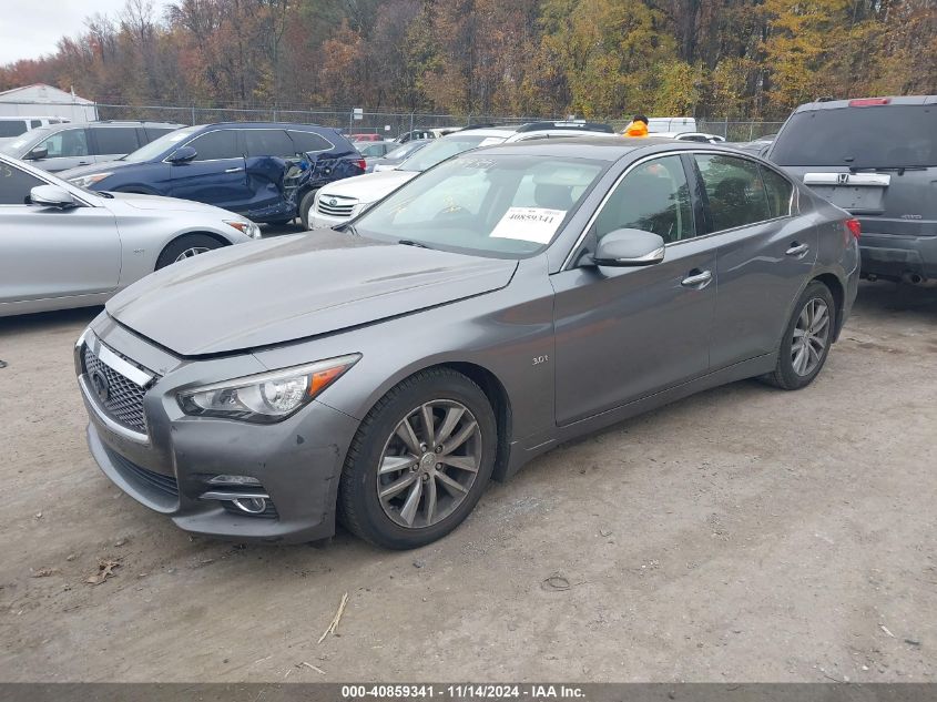 VIN JN1EV7AR0HM831793 2017 Infiniti Q50, 3.0T Premium no.2