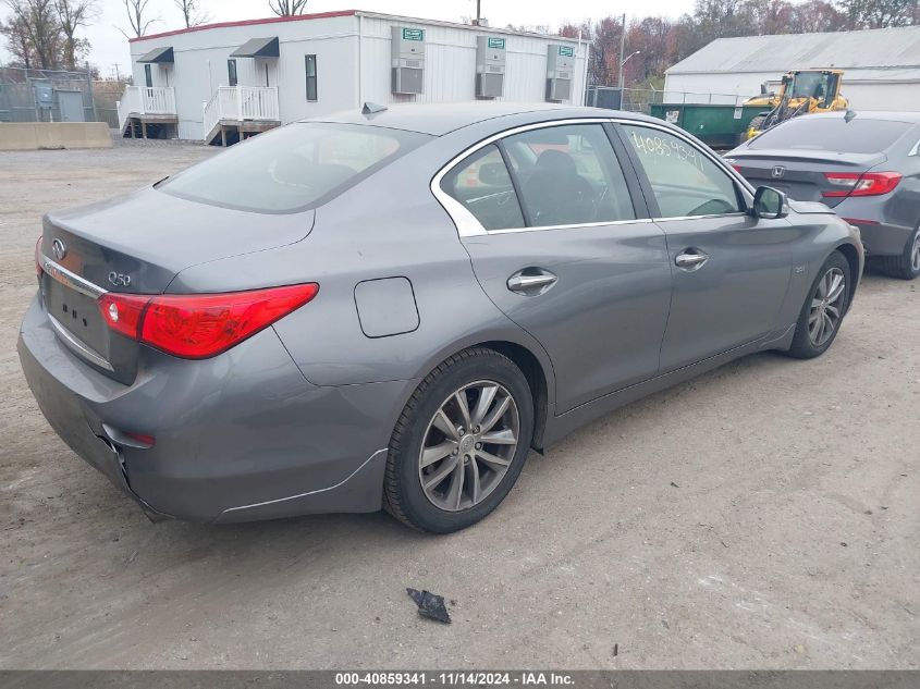 2017 Infiniti Q50 3.0T Premium VIN: JN1EV7AR0HM831793 Lot: 40859341